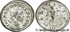 PROBUS (06-07/276-09/282) Marcus Aurelius Probus Aurelianus 277 N° brm_173153 Date : 277 Nom de l'atelier : Lyon Métal : billon Diamètre : 24mm Axe des coins : 12h. Poids : 3,90g.   Etat de conservati