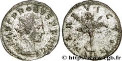 PROBUS (06-07/276-09/282) Marcus Aurelius Probus Aurelianus 277 N° brm_173156 Date : 277 Nom de l'atelier : Lyon Métal : billon Diamètre : 22,5mm Axe des coins : 12h. Poids : 4,43g.   Etat de conserva