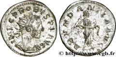 PROBUS (06-07/276-09/282) Marcus Aurelius Probus Aurelianus 277 N° brm_173157 Date : 277 Nom de l'atelier : Lyon Métal : billon Diamètre : 22,5mm Axe des coins : 12h. Poids : 4,05g.   Etat de conserva