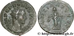 PROBUS (06-07/276-09/282) Marcus Aurelius Probus Aurelianus 277 N° brm_173164 Date : 277 Nom de l'atelier : Lyon Métal : billon Diamètre : 22mm Axe des coins : 1h. Poids : 3,53g. Degré de rareté : R1 