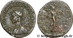 PROBUS (06-07/276-09/282) Marcus Aurelius Probus Aurelianus 277-278 N° brm_173169 Date : 277-278 Nom de l'atelier : Lyon Métal : billon Diamètre : 23mm Axe des coins : 6h. Poids : 3,80g. Degré de rare