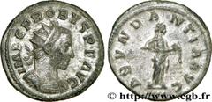 PROBUS (06-07/276-09/282) Marcus Aurelius Probus Aurelianus 278-279 N° brm_173261 Date : 278-279 Nom de l'atelier : Lyon Métal : billon Diamètre : 22,5mm Axe des coins : 6h. Poids : 3,73g. Degré de ra