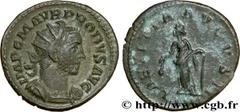 PROBUS (06-07/276-09/282) Marcus Aurelius Probus Aurelianus 276 N° brm_173364 Date : 276 Nom de l'atelier : Lyon Métal : billon Diamètre : 21,5mm Axe des coins : 7h. Poids : 3,62g. Etat de conservatio