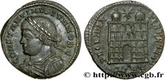 CONSTANTIN II (1/03/317-04/340) Flavius Claudius Julius Constantinus César (1/03/317-9/09/337) Centenionalis ou nummus 326-327 N° brm_173368 Date : 326-327 Nom de l'atelier : Trèves Métal : cuivre Dia