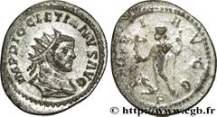 DIOCLETIEN (20/11/284-1/05/305) Caius Aurelius Valerius Diocletianus Auguste (20/11/284-1/05/305) Aurelianus 289-290 N° brm_173654 Date : 289-290 Nom de l'atelier : Lyon Métal : billon Diamètre : 24,5