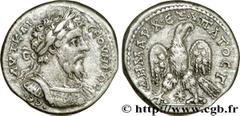 SEPTIME SEVERE (13/04/193-4/02/211) Lucius Septimius Severus Tétradrachme syro-phénicien 205 - 207 N° brm_173728 Date : 205 - 207 Nom de l'atelier : Laodicée Métal : billon Diamètre : 25mm Axe des coi