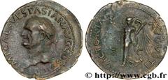 VESPASIEN (1/07/69-24/06/79) Titus Flavius Sabinus Vespasianus As 77-78 N° brm_173996 Date : 77-78 Nom de l'atelier : Lyon Métal : cuivre Diamètre : 29mm Axe des coins : 6h. Poids : 9,04g. Degré de ra