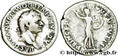 DOMITIEN (12/69-18/09/96) Titus Flavius Domitianus César sous Titus (24/06/79-13/09/81) Denier 80 N° brm_174628 Date : 80 Nom de l'atelier : Rome Métal : argent Diamètre : 18,50mm Axe des coins : 6h. 