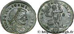 LICINIUS Ier (11/08/308-09/324) Valerius Licinianus Licinius Follis ou nummus 313 N° brm_175656 Date : 313 Nom de l'atelier : Siscia Métal : cuivre Diamètre : 23mm Axe des coins : 6h. Poids : 3,92g.  