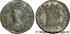 CRISPUS (1/04/317-09/326) Flavius Julius Crispus César (317-326) Centenionalis ou nummus 318-320 N° brm_175739 Date : 318-320 Nom de l'atelier : Héraclée Métal : cuivre Diamètre : 18,5mm Axe des coins