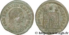 CONSTANTIN II (1/03/317-04/340) Flavius Claudius Julius Constantinus César (1/03/317-9/09/337) Centenionalis ou nummus 327-329 N° brm_176088 Date : 327-329 Nom de l'atelier : Héraclée Métal : cuivre D