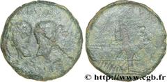 LUGDUNUM - LYON - JULES CESAR ET OCTAVE (Ier siècle avant J.-C.) Dupondius c. 36 AC. N° brm_176903 Date : c. 36 AC. Nom de l'atelier : Lyon Métal : bronze Diamètre : 29,5mm Axe des coins : 7h. Poids :