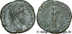 COMMODE (166-31/12/192) Lucius Aurelius Commodus Auguste (17/03/180-31/12/192) Sesterce 189 N° brm_177193 Date : 189 Nom de l'atelier : Rome Métal : cuivre Diamètre : 30,00mm Axe des coins : 6h. Poids