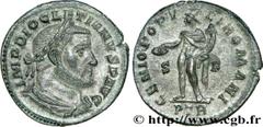 DIOCLETIEN (20/11/284-1/05/305) Caius Aurelius Valerius Diocletianus Auguste (20/11/284-1/05/305) Follis ou nummus 303-305 N° brm_177329 Date : 303-305 Nom de l'atelier : Trèves Métal : cuivre Diamètr