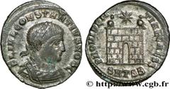 CONSTANCE II (8/11/324-3/11/361) Flavius Julius Valerius Constantius César (8/11/324-9/09/337) Centenionalis ou nummus 326-328 N° brm_177418 Date : 326-328 Nom de l'atelier : Thessalonique Métal : cui