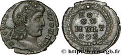 CONSTANS (25/12/335-18/01/350) Flavius Julius Constans Auguste (9/09/337-18/01-350) Centenionalis ou nummus 347-348 N° brm_177422 Date : 347-348 Nom de l'atelier : Cyzique Métal : cuivre Diamètre : 13