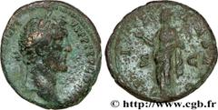 ANTONIN LE PIEUX (25/02/138-7/03/161) Titus Aurelius Fulvus Boionius Arrius Antoninus Auguste (10/07/138-7/03/161) As 147 N° brm_178468 Date : 147 Nom de l'atelier : Rome Métal : cuivre Diamètre : 27m