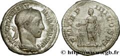 ALEXANDRE SEVERE (10/05/221-22/03/235) Marcus Aurelius Severus Alexander Auguste (13/03/222-22/02/235) Denier 225 N° brm_179320 Date : 225 Nom de l'atelier : Rome Métal : argent Diamètre : 18,5mm Axe 