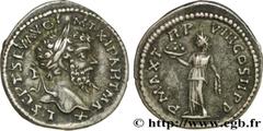SEPTIME SEVERE (13/04/193-4/02/211) Lucius Septimius Severus Denier 200 N° brm_180857 Date : 200 Nom de l'atelier : Rome Métal : argent Diamètre : 19,5mm Axe des coins : 12h. Poids : 3,20g. Etat de co