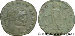 LICINIUS Ier (11/08/308-09/324) Valerius Licinianus Licinius Follis ou nummus 308-310 N° brm_181696 Date : 308-310 Nom de l'atelier : Thessalonique Métal : cuivre Diamètre : 23,5mm Axe des coins : 6h.