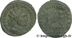 DIOCLETIEN (20/11/284-1/05/305) Caius Aurelius Valerius Diocletianus Auguste (20/11/284-1/05/305) Pseudo aurelianus ou néo-aurelianus 295-299 N° brm_181720 Date : 295-299 Nom de l'atelier : Cyzique Mé