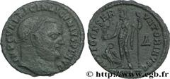 LICINIUS Ier (11/08/308-09/324) Valerius Licinianus Licinius Follis ou nummus 313 N° brm_181807 Date : 313 Nom de l'atelier : Héraclée Métal : cuivre Diamètre : 21mm Axe des coins : 6h. Poids : 3,26g.