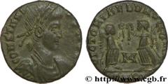 CONSTANS (25/12/335-18/01/350) Flavius Julius Constans Auguste (9/09/337-18/01-350) Centenionalis ou nummus 346-348 N° brm_182051 Date : 346-348 Nom de l'atelier : Arles Métal : cuivre Diamètre : 10,5