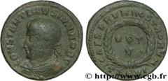 CONSTANTIN II (1/03/317-04/340) Flavius Claudius Julius Constantinus César (1/03/317-9/09/337) Centenionalis ou nummus 324 N° brm_182127 Date : 324 Nom de l'atelier : Thessalonique Métal : cuivre Diam