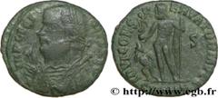LICINIUS Ier (11/08/308-09/324) Valerius Licinianus Licinius Follis ou nummus 317-320 N° brm_182679 Date : 317-320 Nom de l'atelier : Antioche Métal : cuivre Diamètre : 17mm Axe des coins : 6h. Poids 