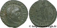 LICINIUS Ier (11/08/308-09/324) Valerius Licinianus Licinius Follis ou nummus 313 N° brm_182773 Date : 313 Nom de l'atelier : Héraclée Métal : cuivre Diamètre : 22mm Axe des coins : 6h. Poids : 2,89g.