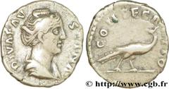 FAUSTINE MERE (+141) Annia Galeria Faustina Consécration d'Antonin le Pieux Denier c. 141 N° brm_184527 Date : c. 141 Nom de l'atelier : Rome Métal : argent Diamètre : 18,5mm Axe des coins : 6h. Poids