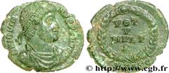 JOVIEN (27/06/363-17/02/364) Flavius Claudius Jovianus Maiorina ou nummus, (PB, ئ 3) 363-364 N° brm_184788 Date : 363-364 Nom de l'atelier : Siscia Métal : cuivre Diamètre : 19,5mm Axe des coins : 12h