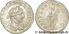 ELAGABAL (16/05/218-12/03/222) Marcus Aurelius Antoninus Denier 218 N° brm_185691 Date : 218 Nom de l'atelier : Rome Métal : argent Diamètre : 19mm Axe des coins : 6h. Poids : 3,03g. Etat de conservat