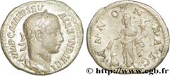 ALEXANDRE SEVERE (10/05/221-22/03/235) Marcus Aurelius Severus Alexander Auguste (13/03/222-22/02/235) Denier 226 N° brm_185701 Date : 226 Nom de l'atelier : Rome Métal : argent Diamètre : 17,5mm Axe 