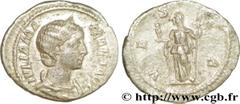 JULIA MAMEE (+235) Julia Mamaea Fille de Julia Mوsa, mère d'Alexandre Sévère - Augusta (221-235) Denier 226 N° brm_185765 Date : 226 Nom de l'atelier : Rome Métal : argent Diamètre : 18,5mm Axe des co