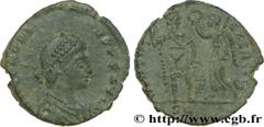 HONORIUS (22/01/393-15/08/423) Flavius Honorius Nummus, (PB, ئ 3) 395-401 N° brm_186660 Date : 395-401 Nom de l'atelier : Nicomédie Métal : cuivre Diamètre : 18,5mm Axe des coins : 12h. Poids : 2,34g.