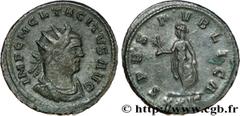 TACITE (11-12/275-06/276) Marcus Claudius Tacitus Aurelianus 275-276 N° brm_187023 Date : 275-276 Nom de l'atelier : Rome Métal : billon Diamètre : 22,5mm Axe des coins : 12h. Poids : 3,87g.   Etat de