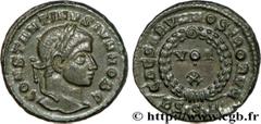 CONSTANTIN II (1/03/317-04/340) Flavius Claudius Julius Constantinus César (1/03/317-9/09/337) Centenionalis ou nummus 321-324 N° brm_187063 Date : 321-324 Nom de l'atelier : Siscia Métal : cuivre Dia