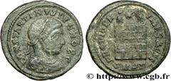 CONSTANTIN II (1/03/317-04/340) Flavius Claudius Julius Constantinus César (1/03/317-9/09/337) Centenionalis ou nummus 325-326 N° brm_187517 Date : 325-326 Nom de l'atelier : Héraclée Métal : cuivre D