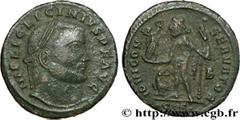 LICINIUS Ier (11/08/308-09/324) Valerius Licinianus Licinius Follis ou nummus 313 N° brm_187581 Date : 313 Nom de l'atelier : Siscia Métal : cuivre Diamètre : 21mm Axe des coins : 6h. Poids : 2,98g. D