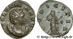 SALONINE (+268) Cornelia Salonina Femme de Gallien, mère de Valérien II et de Salonin - Augusta (253-268) Antoninien 260-262 N° brm_187585 Date : 260-262 Nom de l'atelier : Rome Métal : billon Diamètr