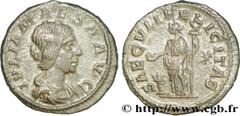 JULIA MAESA (+223 ou 226) Julia Mوsa Sœur de Julia Domna, mère de Julia Soémias et de Julia Mamée, grand-mère d'Elagabal et d'Alexandre Sévère - Augusta (218-223/226) Denier 220-222 N° brm_187986 Date