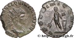 QUINTILLE (08-10 ou 11/270) Marcus Aurelius Claudius Quintillus Antoninien 270 N° brm_188052 Date : 270 Nom de l'atelier : Rome Métal : billon Diamètre : 20,00mm Axe des coins : 6h. Poids : 2,56g. Deg