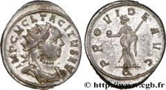 TACITE (11-12/275-06/276) Marcus Claudius Tacitus Aurelianus 276 N° brm_188081 Date : 276 Nom de l'atelier : Ticinum Métal : billon Diamètre : 24,00mm Axe des coins : 6h. Poids : 4,60g.   Etat de cons
