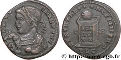 CRISPUS (1/04/317-09/326) Flavius Julius Crispus César (317-326) Centenionalis ou nummus 321 N° brm_188171 Date : 321 Nom de l'atelier : Lyon Métal : cuivre Diamètre : 19,00mm Axe des coins : 6h. Poid
