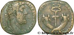 COMMODE (166-31/12/192) Lucius Aurelius Commodus Auguste (17/03/180-31/12/192) Sesterce 190 N° brm_189379 Date : 190 Nom de l'atelier : Rome Métal : cuivre Diamètre : 26mm Axe des coins : 6h. Poids : 