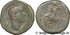 ANTONIN LE PIEUX (25/02/138-7/03/161) Titus Aurelius Fulvus Boionius Arrius Antoninus Auguste (10/07/138-7/03/161) Sesterce 146 N° brm_189464 Date : 146 Nom de l'atelier : Rome Métal : cuivre Diamètre
