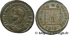CONSTANCE II (8/11/324-3/11/361) Flavius Julius Valerius Constantius César (8/11/324-9/09/337) Centenionalis ou nummus 328-329 N° brm_189530 Date : 328-329 Nom de l'atelier : Siscia Métal : cuivre Dia