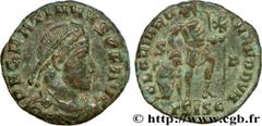 GRATIEN (24/08/367-25/08/383) Flavius Gratianus Nummus, (PB, ئ 3) 367-375 N° brm_190447 Date : 367-375 Nom de l'atelier : Siscia Métal : cuivre Diamètre : 19mm Axe des coins : 1h. Poids : 2,19g. Etat 