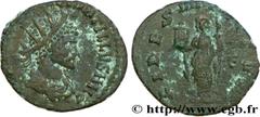 QUINTILLE (08-10 ou 11/270) Marcus Aurelius Claudius Quintillus Antoninien 270 N° brm_190457 Date : 270 Nom de l'atelier : Rome Métal : billon Diamètre : 18,5mm Axe des coins : 11h. Poids : 2,84g.   E